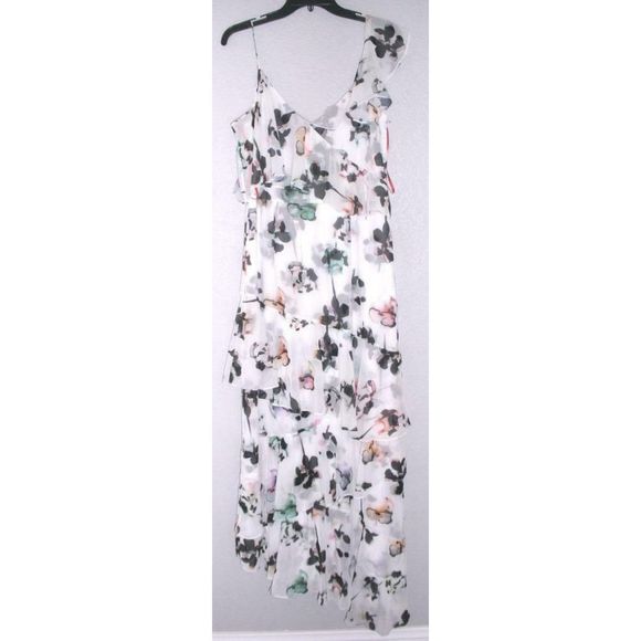 ML Monique Lhuillier Gardenia Floral Dress 12 - Picture 4 of 7